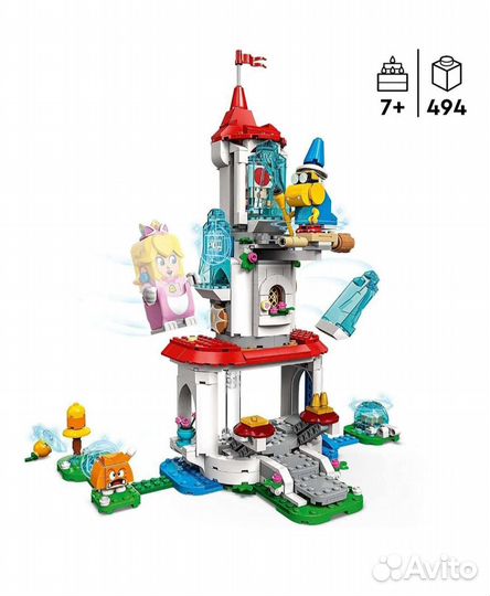 Lego Super Mario 71407 Наряд Пич-кошки и Башня