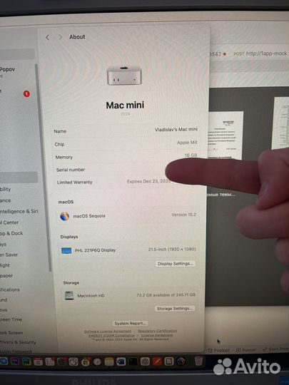 Mac mini m4 16gb 256gb