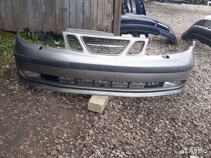 Бампер передний Сааб 9 5 рестайлинг с птф