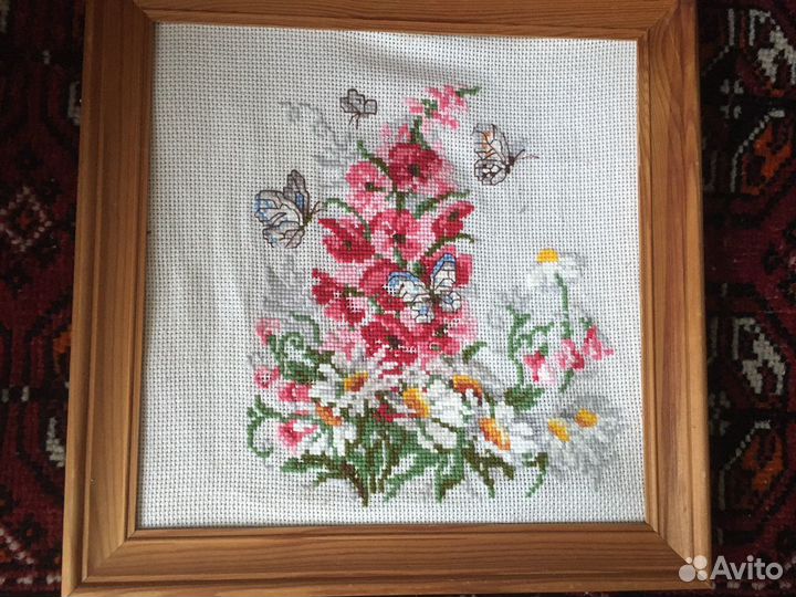 Вышивка крестом с рамкой