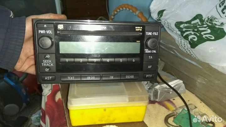 Магнитола штатная тайота 86120 60D20