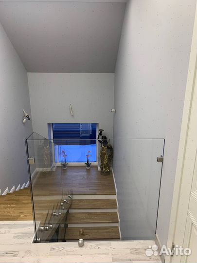 Лестничные ограждения из стекла