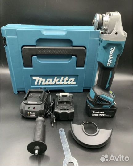 Аккумуляторная болгарка makita