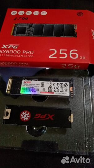 SSD накопитель adata XPG SX6000 Pro M.2 256GB