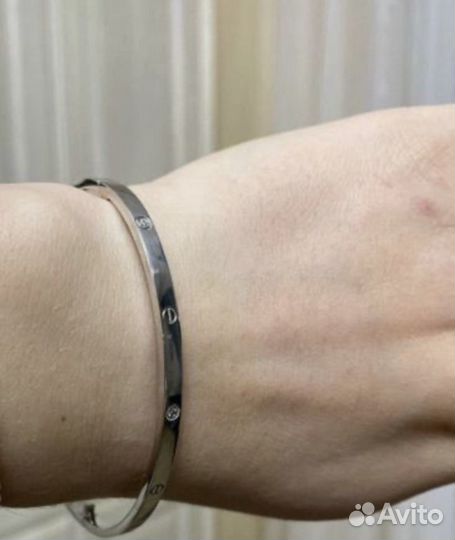 Золотой браслет с бриллиантами