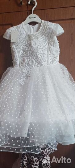Платье для девочки пышное 110- 116-122