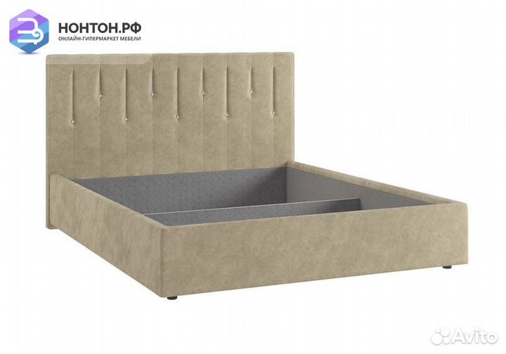 Кровать Кристи 2 1.6 м карамель