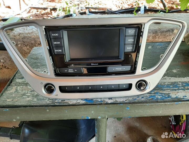 Штатная магнитола на hyundai solaris 2 2019 года