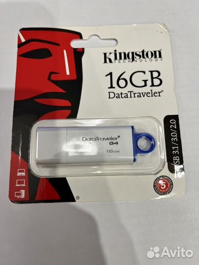 Usb флешка Kingston Traveler 16 GB