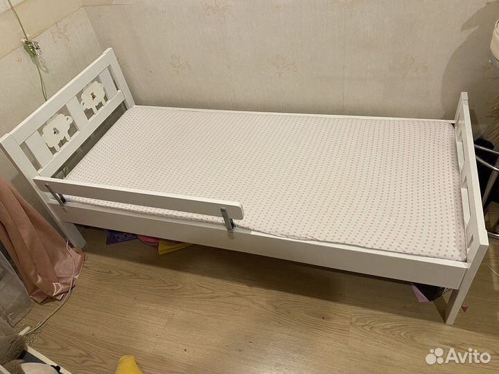 Детская кровать IKEA с матрасом