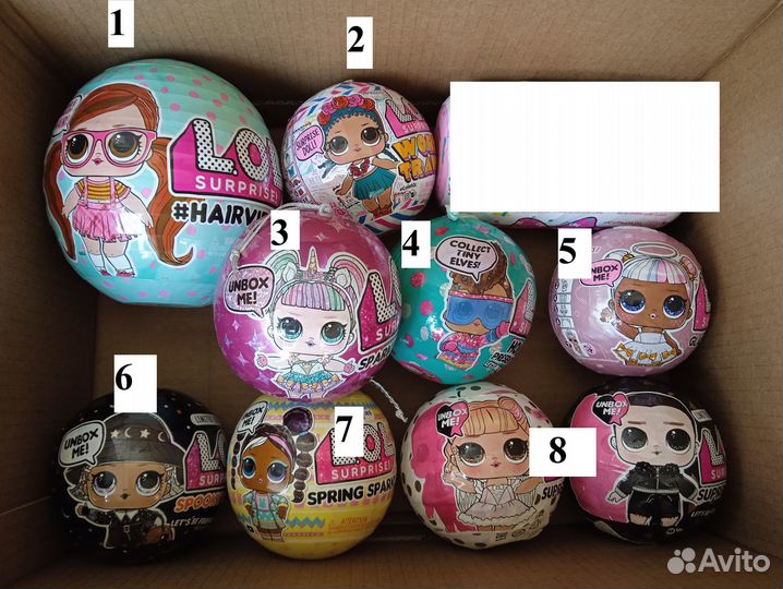 Новые Капсулы лол Сюрприз с Волосами Оригинал