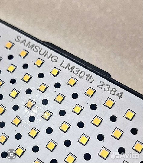 Cветодиoдная панель свeтильник полного спектра