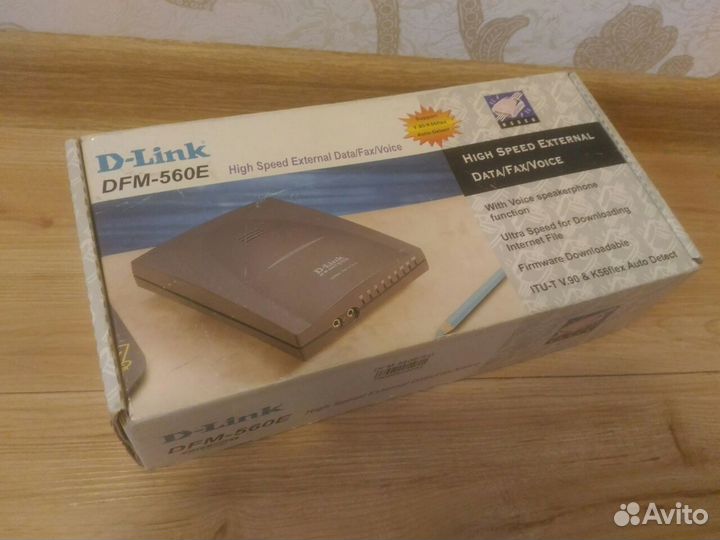 Факс-модем D-Link DFM-560E аналоговый ретро
