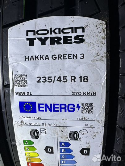 Nokian Tyres Hakka Green 3 235/45 R18 98W