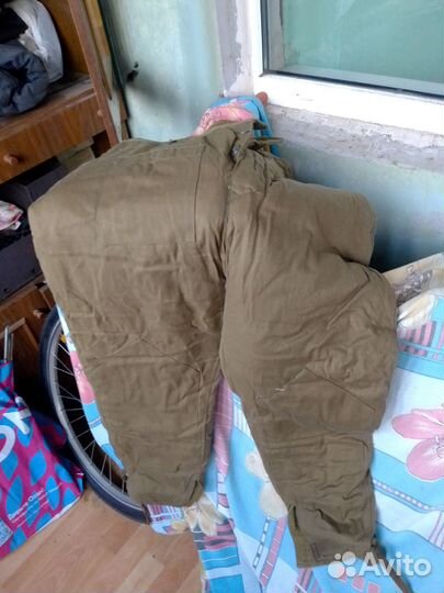 Зимние ватные штаны