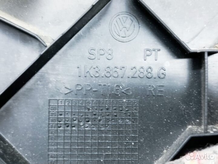 Обшивка стойки салона VW Golf 6 1K3867288G