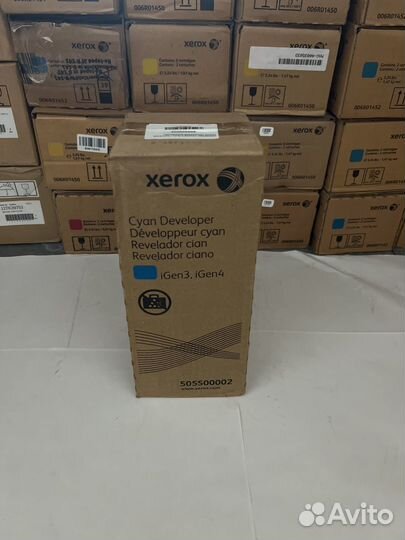 Девелопер голубой xerox