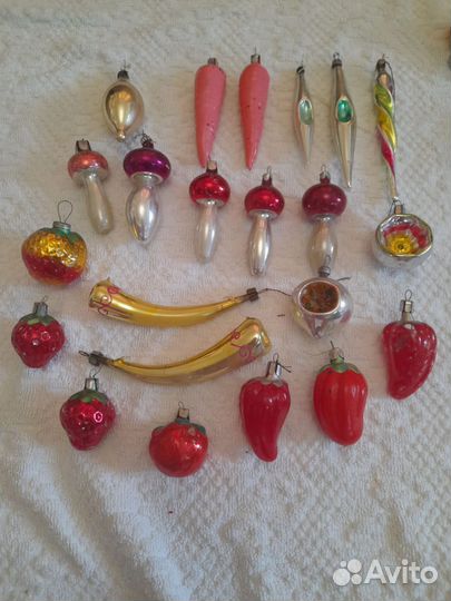 Елочные игрушки СССР