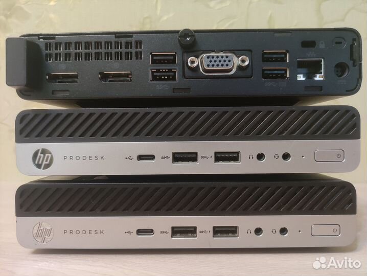 Неттоп HP G4 intel i5 8500T(8-16) Gb Nvme Wifi