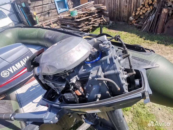 Продам лодку пвх мотор ямаха. с прицепом