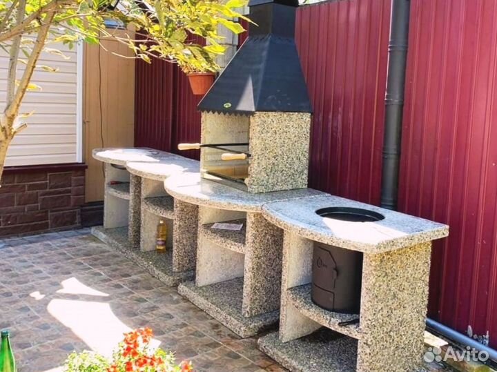 Комплекс барбекю модульная печь