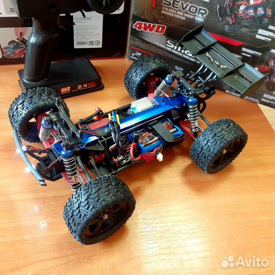 Р/у Remo Hobby sevor 1665UPG 4WD - 50 км/ч, фары