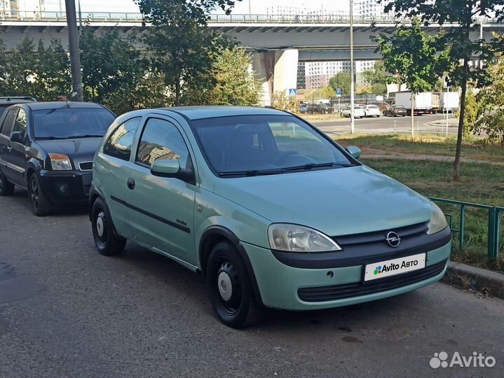 Opel Corsa 1.2 МТ, 2001, 206 390 км