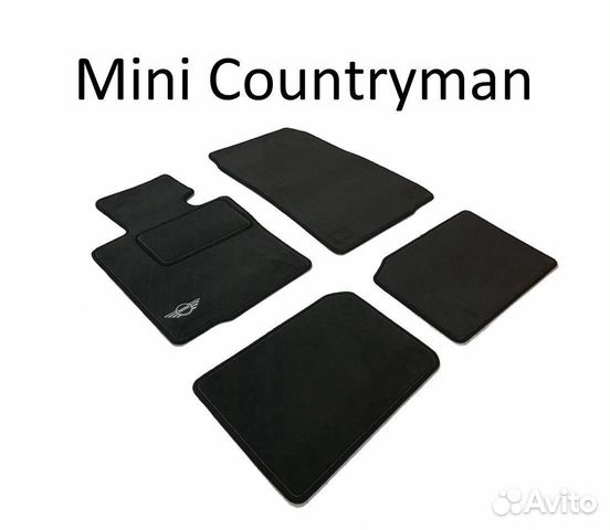 Коврики Mini Cooper Counrtyman R60 ворсовые
