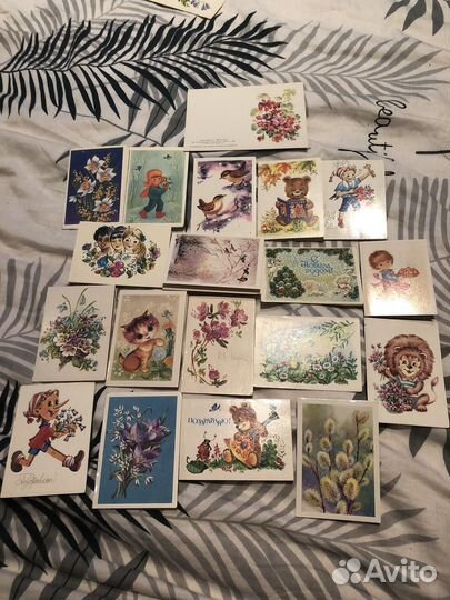 Мини открытки СССР