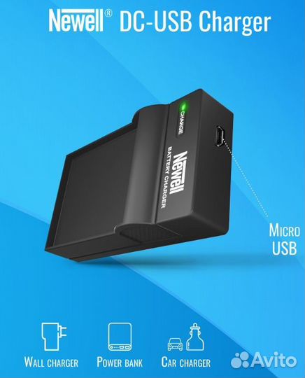 Usb зарядное устр. Newell для Canon LP-E10