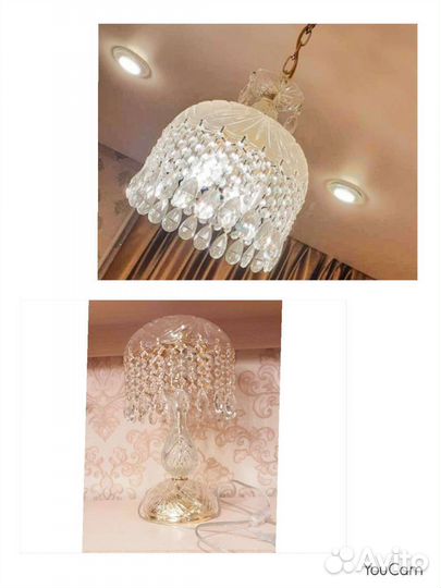 Люстра хрустальная Богемия Чехия