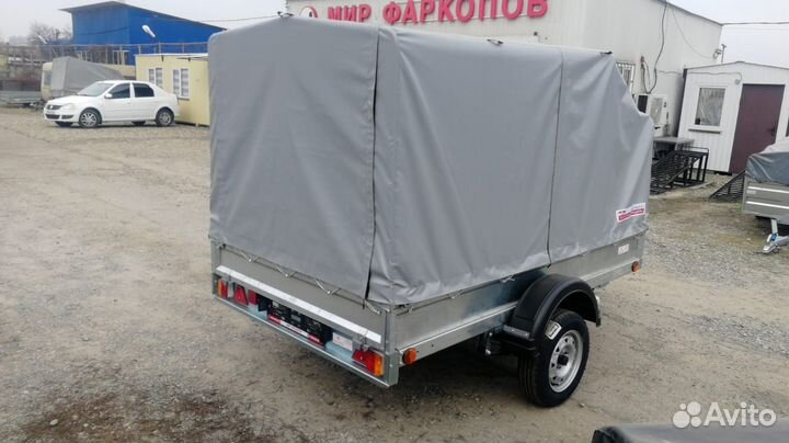 Прицеп Крепыш 2.5 плюс с высоким тентом