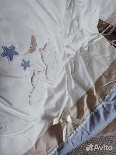 Комплект Perlina в детскую кроватку 6 предметов