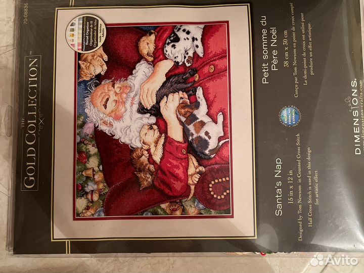 Сон санты, набор для вышивания