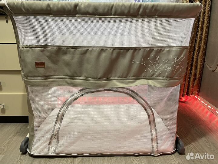 Детская кровать манеж с матрасом б/у