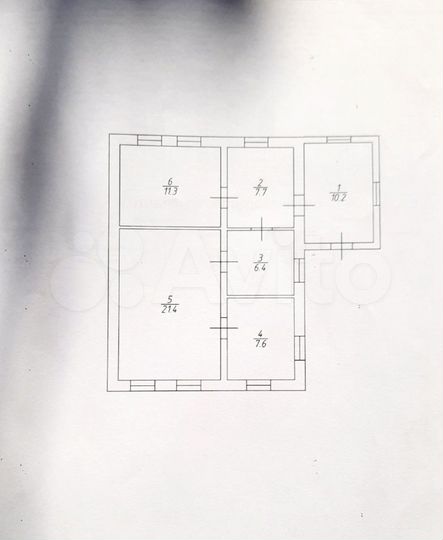 Дом 64,6 м² на участке 8,7 сот.
