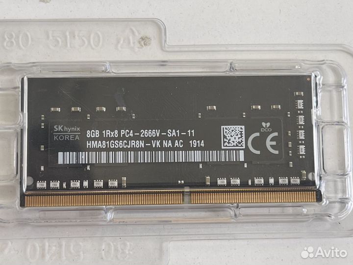 Оперативная память 16gb (2/8gb) для Mac Mini 2018