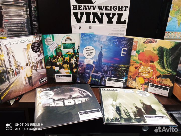 Oasis грампластинки made in the EU USA