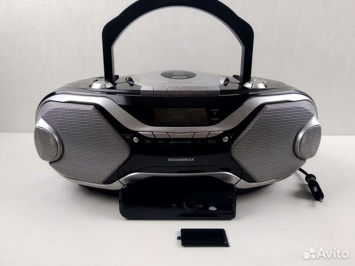 Кассетный/CD/MP3/USB/SD/MMC/FM бумбокс. Ретро