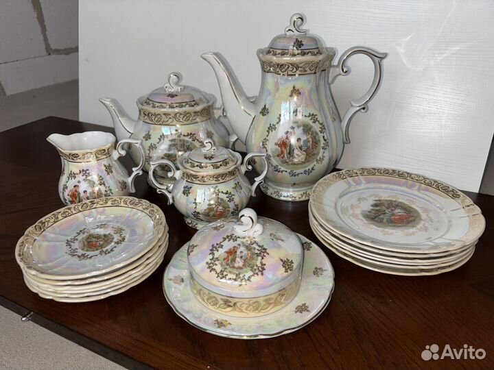 Чайный сервиз антиквариат ГДР