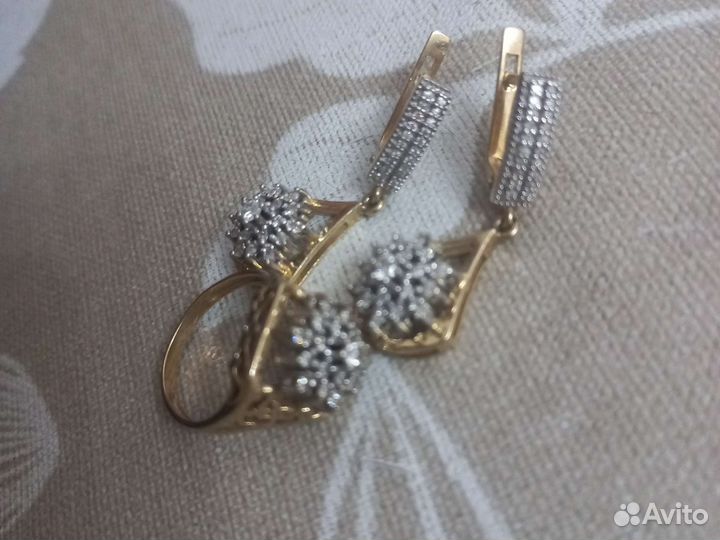 Серьги с бриллиантами