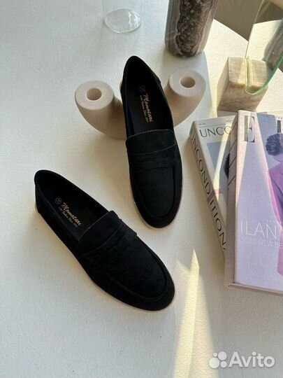 Лоферы женские коричневые подошва