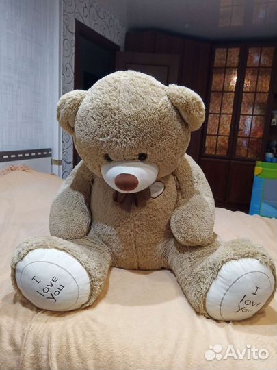 Большой плюшевый медведь новый