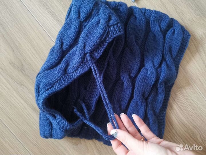 Комплект шапка и снуд для мальчика