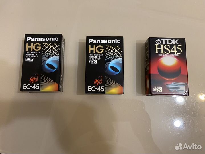 Видеокассеты новые VHS
