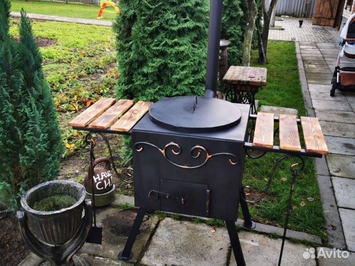 Мангал, мангал с крышей и казаном под ключ, тандыр