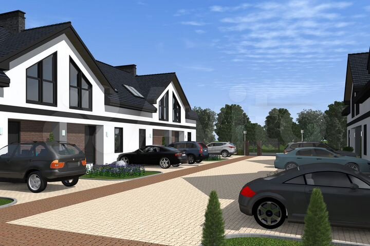 Таунхаус 100 м² на участке 2,3 сот.