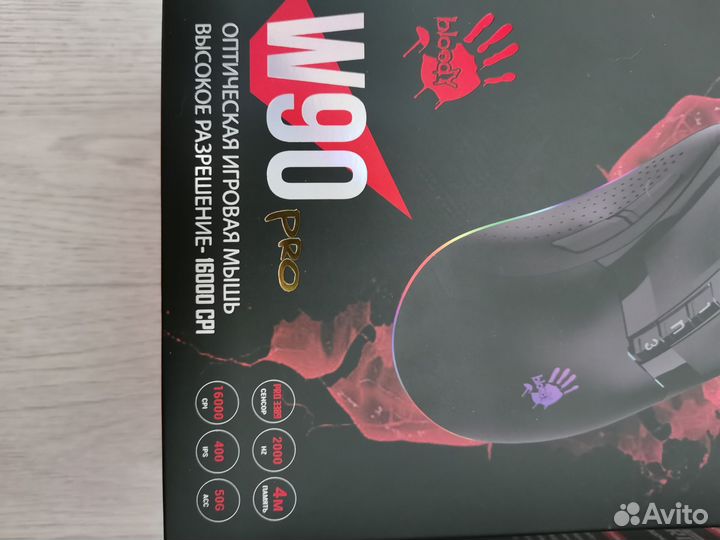 Игровая мышь bloody W90 Pro