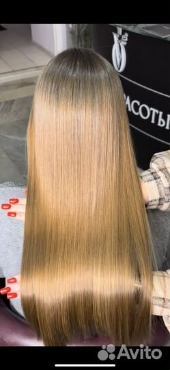 Кератиновое выпрямление