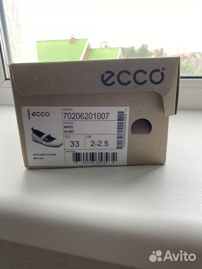 Балетки ecco 34 р